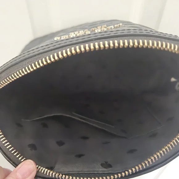 Kate Spade Black Floral Embossed Crossbody Bag - Picture 5 of 6